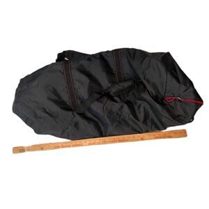 Protege 32-inch Polyester Flex Backpack Duffel Bag Black Red